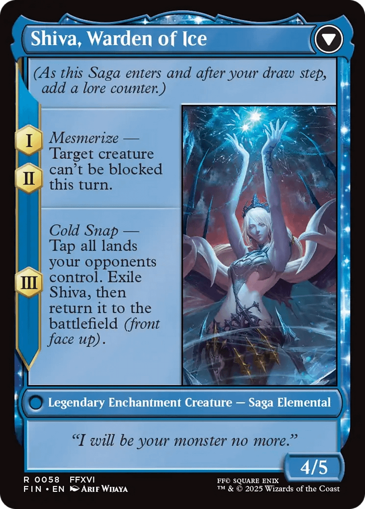 final fantasy shiva mtg (XVI) - Hidden Legends MTG x Final Fantasy Playmat (Jill 2025 MTG FINAL FANTASY #0523